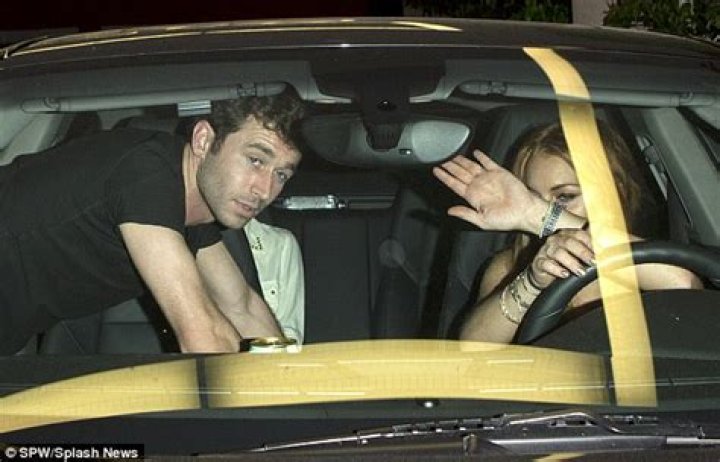 Lindsay Lohan and James Deen&nbsp;on the set of the film